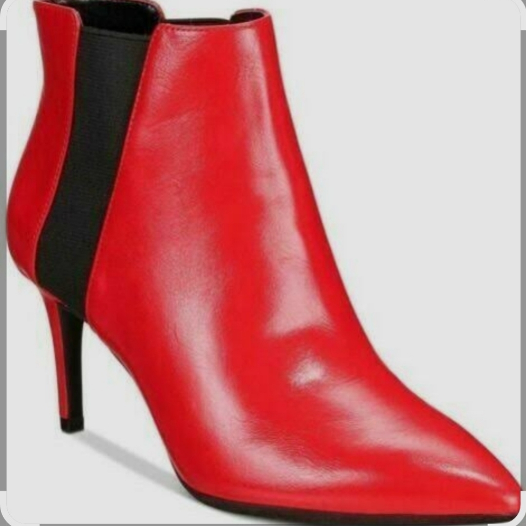Inc -Red Boots, Size 9 ( New W/Out Box )